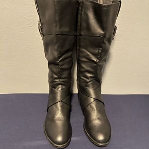 COPY - LifeStride wide calf. Size 9M, black